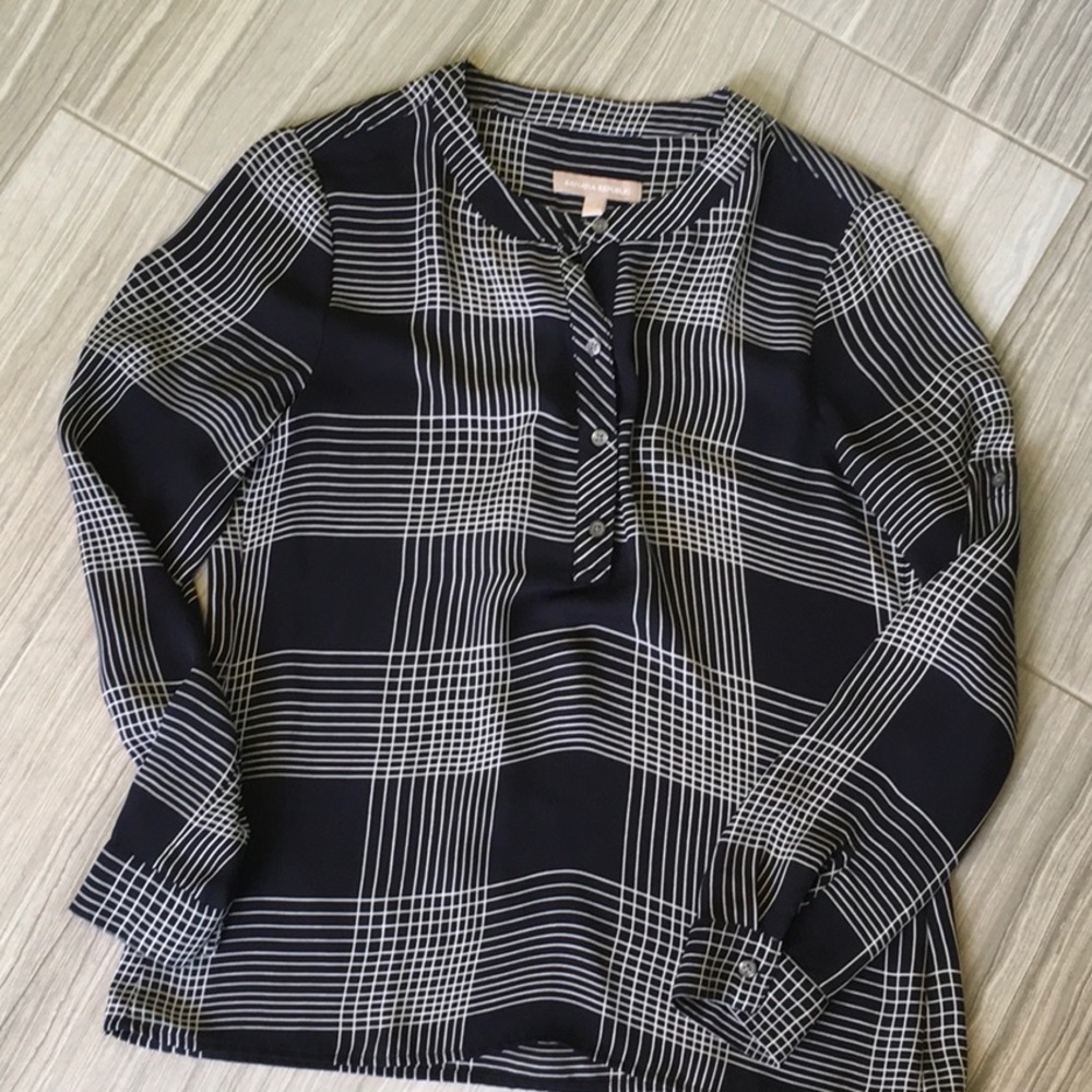 Navy blouse